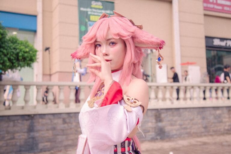 Character Ai Creative Writing Workflow: 15 Proven Steps To Craft Powerful Stories Faster 3 A Vibrant Outdoor Cosplay Featuring A Character With Pink Hair And Fantasy Costume.