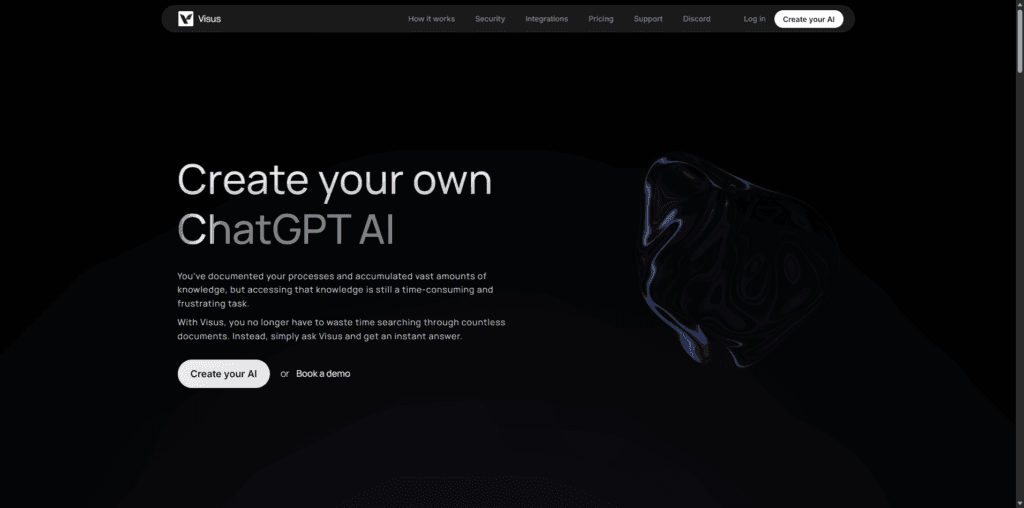 Visus Ai Review 2026 – Create Your Own Custom Chatgpt Assistant 2 Visus Train Your Own Chatgpt Ai