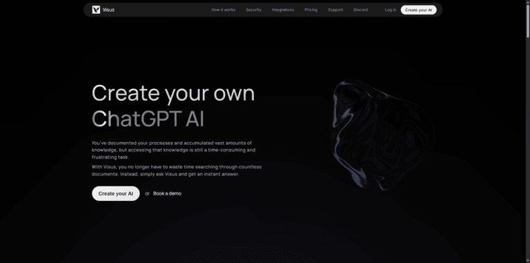 Visus Ai Review 2026 – Create Your Own Custom Chatgpt Assistant 171 Visus Train Your Own Chatgpt Ai