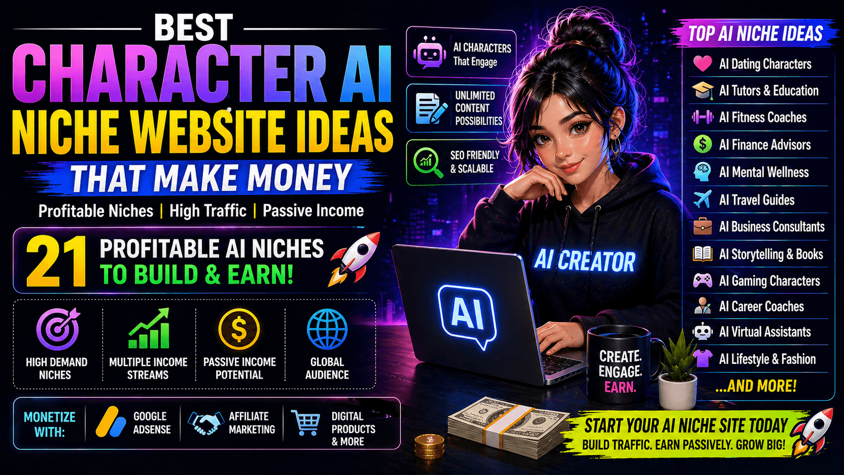 Best Character Ai Niche Website Ideas That Make Money 21 Profitable Niches To Build In 2026