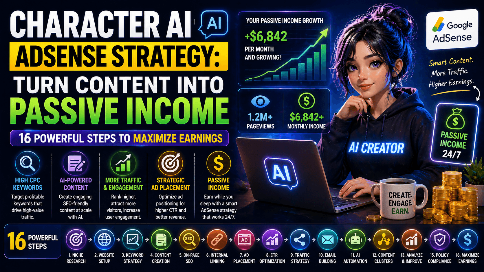Character Ai Adsense Strategy Turn Content Into Passive Income – 16 Powerful Steps To Maximize Earnings