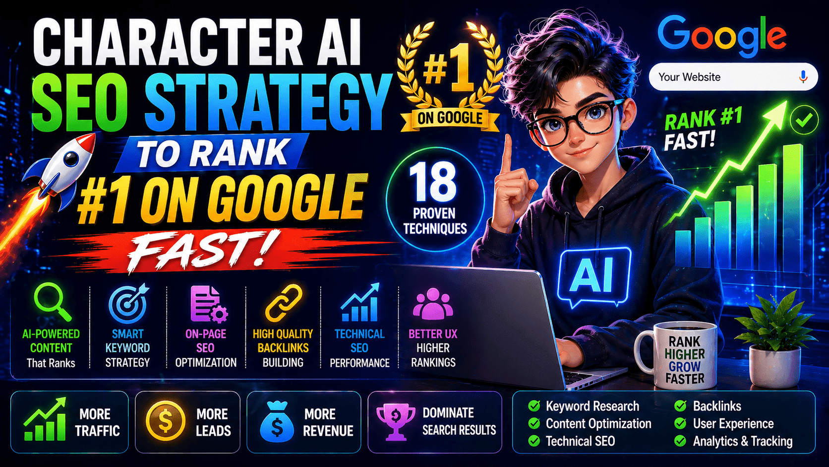 Character Ai Seo Strategy To Rank #1 On Google Fast 18 Proven Techniques For Explosive Growth