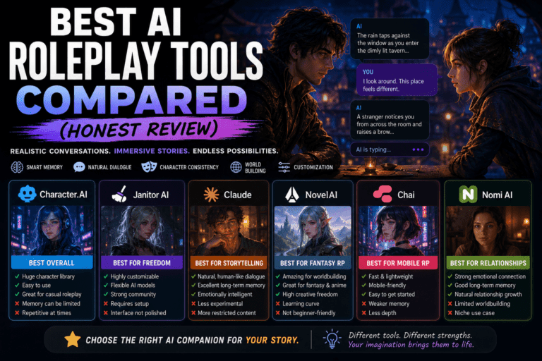 Best Ai Roleplay Tools Compared Honest Review