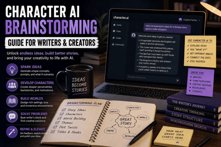 Character Ai Brainstorming Guide For Writers Creators
