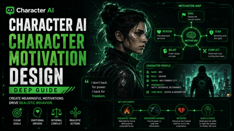 Character Ai Character Motivation Design Deep Guide