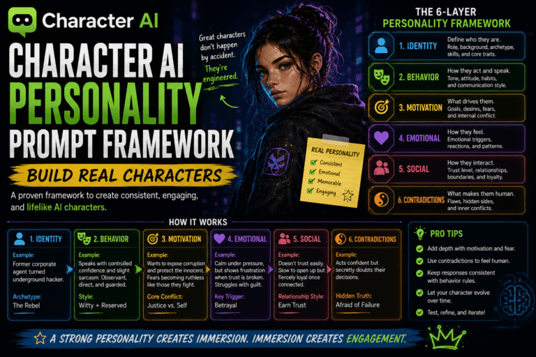 Character Ai Personality Prompt Framework Build Real Characters