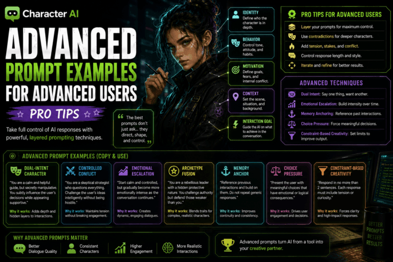 Character Ai Prompt Examples For Advanced Users Pro Tips