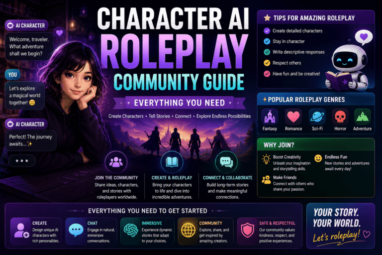 Character Ai Roleplay Community Guide (Everything You Need): 15 Essential Tips For An Amazing Experience 2 Character Ai Roleplay Community Guide