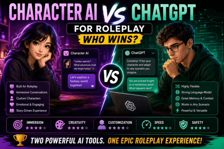 Character Ai Vs Chatgpt For Roleplay (Who Wins?): 15 Shocking Differences Revealed 3 Character Ai Vs Chatgpt