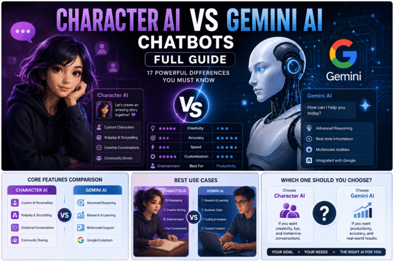 Character Ai Vs Gemini Ai Chatbots (Full Guide): 17 Powerful Differences You Must Know 4 Character Ai Vs Gemini Ai Chatbots Full Guide 17 Powerful Differences You Must Know