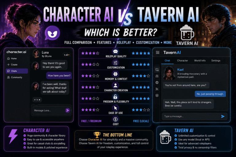 Character Ai Vs Tavern Ai Which Is Better