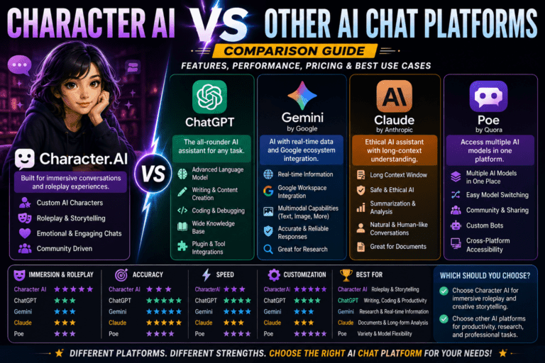 Character Ai Vs Other Chat Platforms