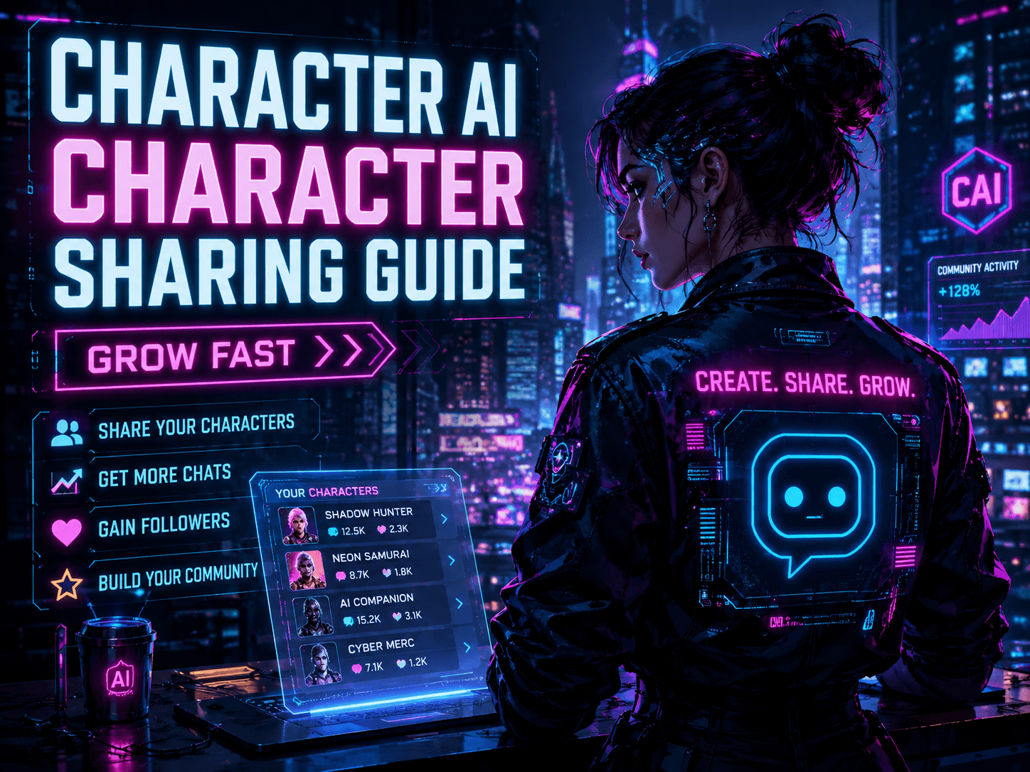 Character Ai Character Sharing Guide Grow Fast