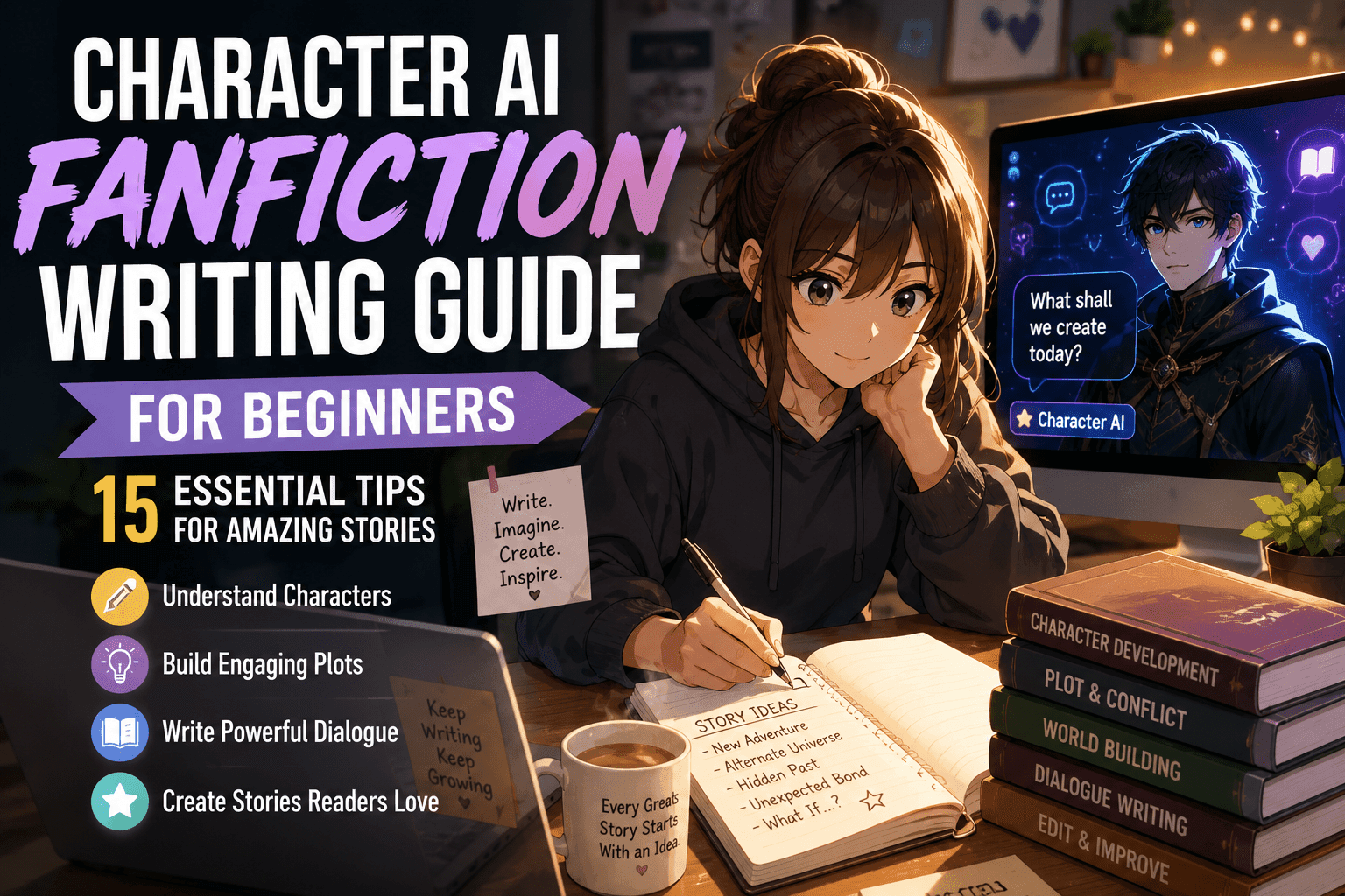 Character Ai Fanfiction Writing Guide For Beginners: 15 Essential Tips For Amazing Stories 1 Character Ai Fanfiction Writing Guide For Beginners